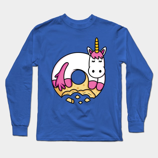donut unicorn 3 Long Sleeve T-Shirt by canmui